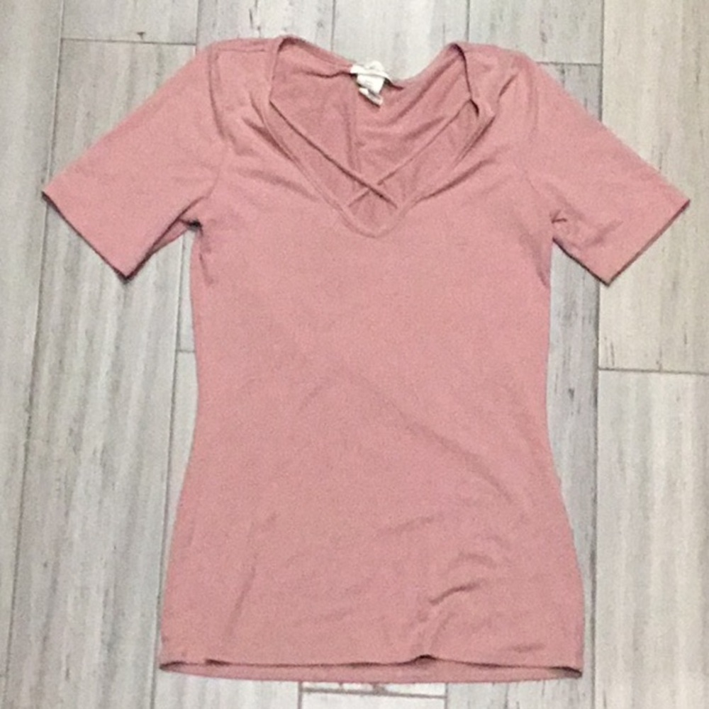 Blush pink blouse